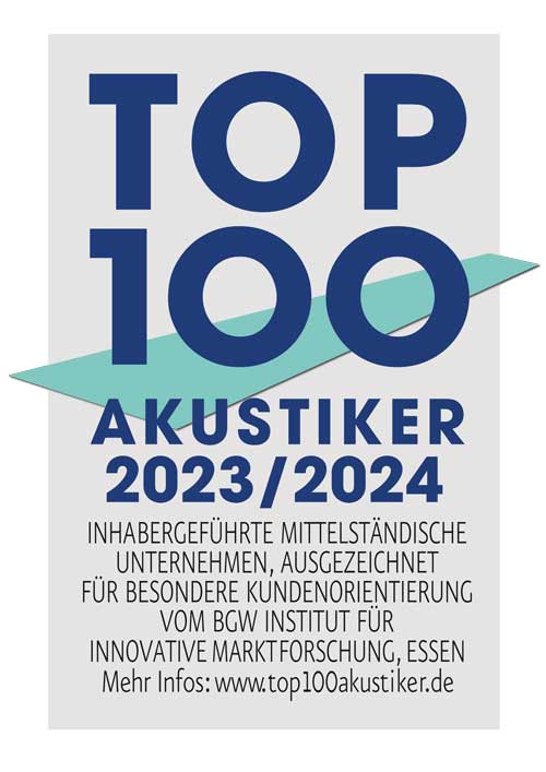 Das Höratelier Nina Bretschneider ist Top100 Akustiker 2023